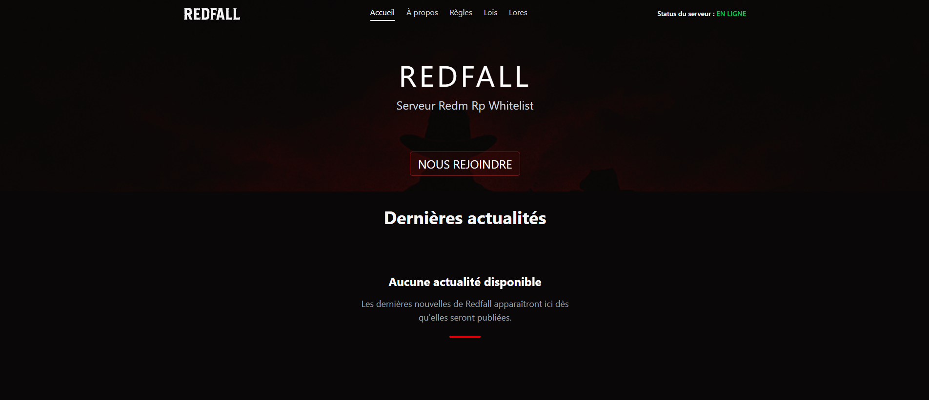 Site de Redfall 1899
